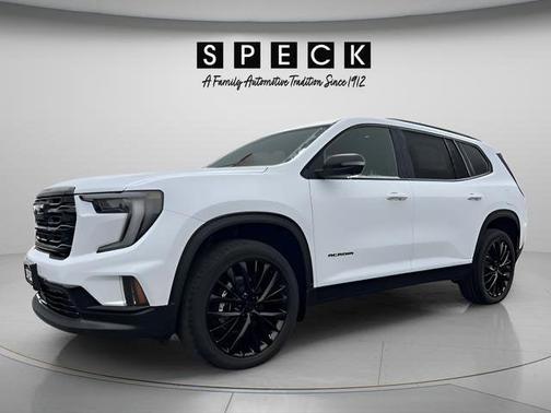 Glacier White 2026 GMC Acadia Elevation