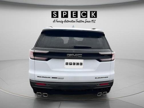 Glacier White 2026 GMC Acadia Elevation