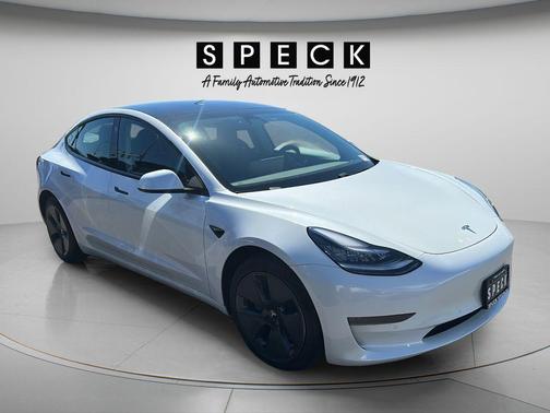 Pearl White Multi 2021 Tesla Model 3 Standard Range Plus