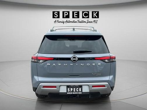 Boulder Gray Metallic 2025 Nissan Pathfinder Platinum