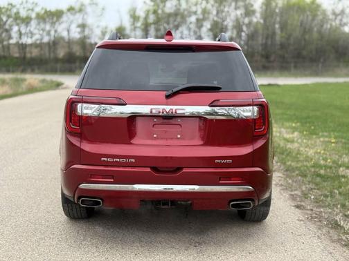Red 2021 GMC Acadia Denali