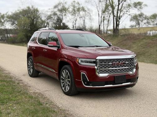 Red 2021 GMC Acadia Denali