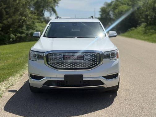 White Frost Tricoat 2017 GMC Acadia Denali