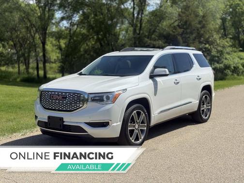 White Frost Tricoat 2017 GMC Acadia Denali
