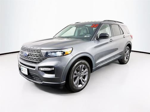 Carbonized Gray Metallic 2022 Ford Explorer XLT