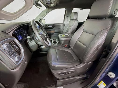 Pacific Blue Metallic 2021 GMC Sierra 1500 SLT