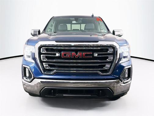 Pacific Blue Metallic 2021 GMC Sierra 1500 SLT