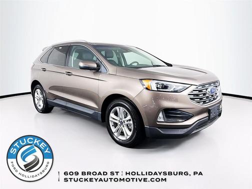 Stone Gray 2019 Ford Edge SEL