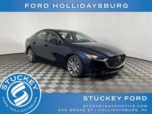 Deep Crystal Blue Mica 2019 Mazda Mazda3 FWD w/Preferred Package