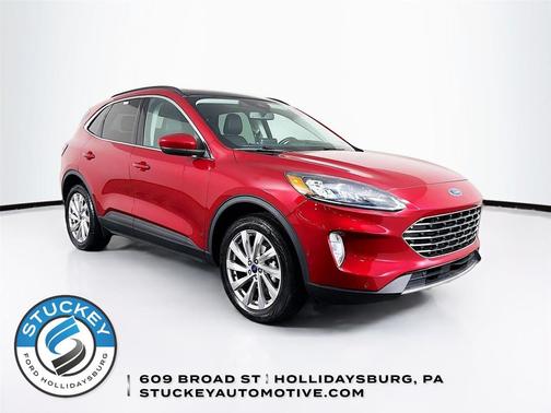 Rapid Red Metallic Tinted Clearcoat 2021 Ford Escape Titanium