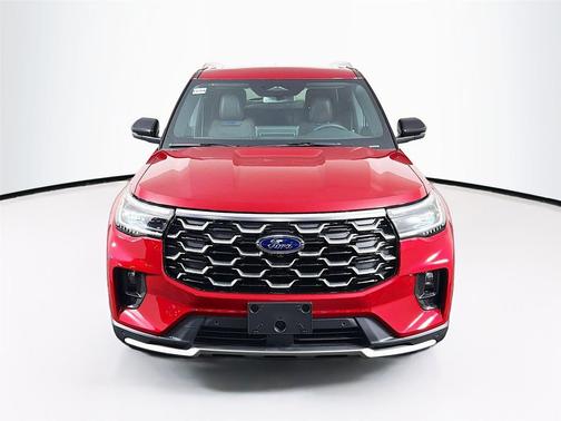 Rapid Red Metallic Tinted Clearcoat 2026 Ford Explorer Platinum