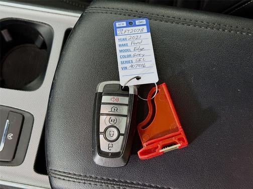 Lithium Gray 2021 Ford Edge SEL