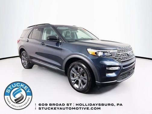 Stone Blue Metallic 2023 Ford Explorer XLT