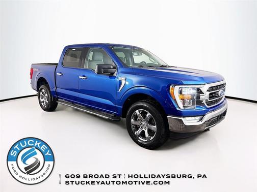 Atlas Blue Metallic 2022 Ford F-150 XLT