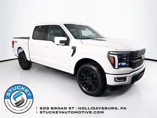 Star White Metallic Tri-Coat 2024 Ford F-150 Platinum
