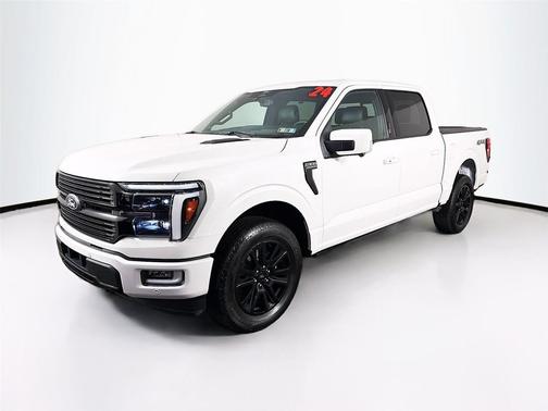 Star White Metallic Tri-Coat 2024 Ford F-150 Platinum