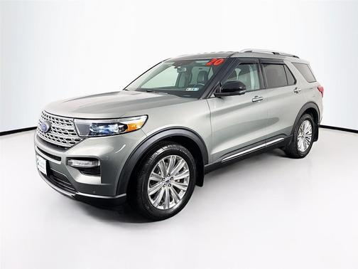 Silver Spruce Metallic 2020 Ford Explorer Limited