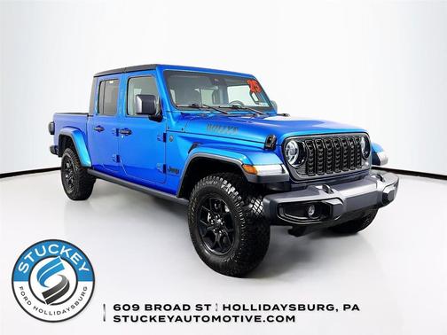 Hydro Blue Pearlcoat 2025 Jeep Gladiator Willys
