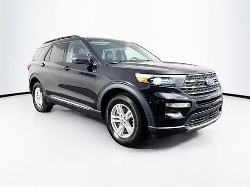Agate Black Metallic 2022 Ford Explorer XLT