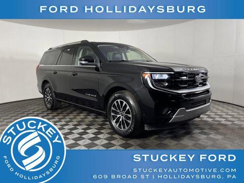 Agate Black Metallic 2025 Ford Expedition Max Platinum SUV