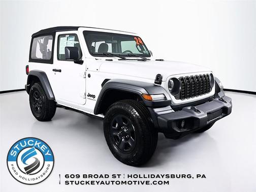Bright White Clearcoat 2024 Jeep Wrangler Sport