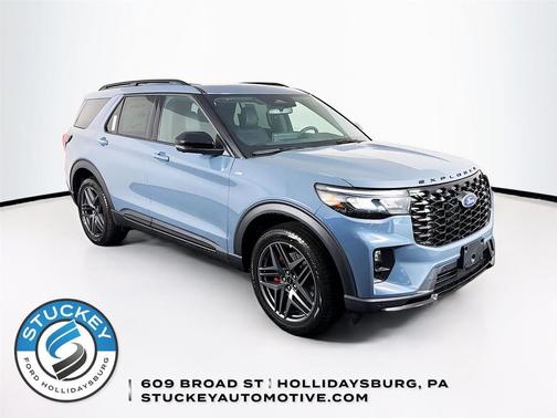 Vapor Blue Metallic 2026 Ford Explorer ST-Line