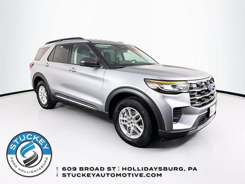 Iconic Silver 2025 Ford Explorer Active