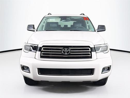 Blizzard Pearl 2021 Toyota Sequoia Nightshade