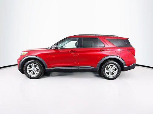Rapid Red Metallic Tinted Clearcoat 2023 Ford Explorer XLT