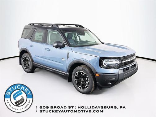 Azure Gray Metallic Tri-Coat 2025 Ford Bronco Sport Outer Banks SUV