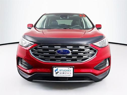 Rapid Red Metallic Tinted Clearcoat 2022 Ford Edge SEL
