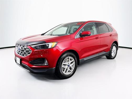 Rapid Red Metallic Tinted Clearcoat 2022 Ford Edge SEL