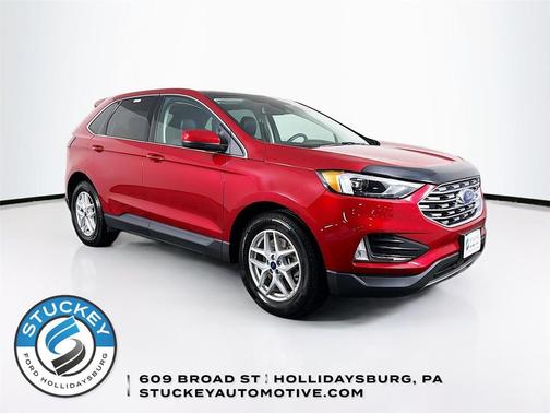 Rapid Red Metallic Tinted Clearcoat 2022 Ford Edge SEL