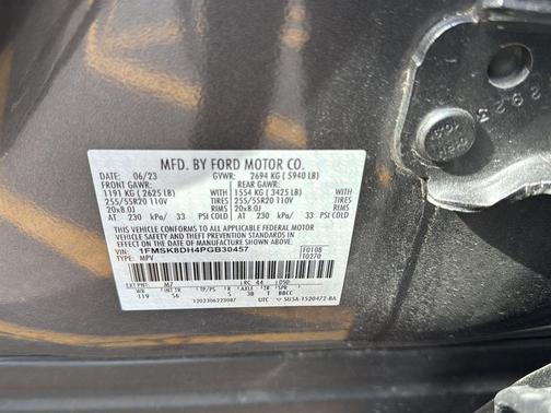 Carbonized Gray Metallic 2023 Ford Explorer XLT