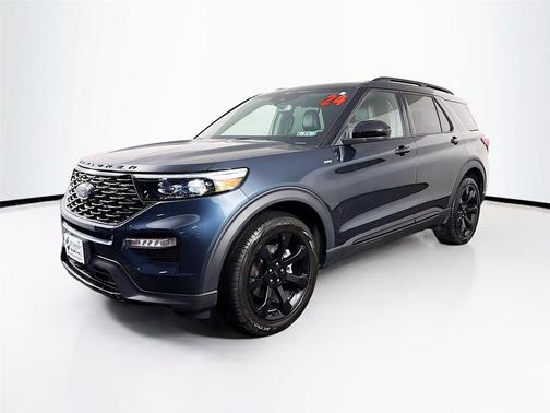 Stone Blue Metallic 2024 Ford Explorer ST-Line