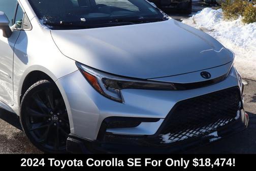 Classic Silver Metallic 2024 Toyota Corolla SE