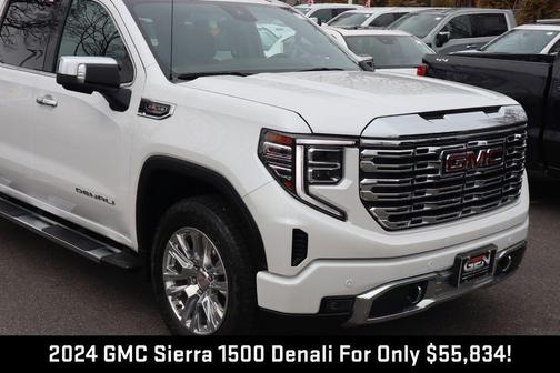 White Frost Tricoat 2024 GMC Sierra 1500 Denali