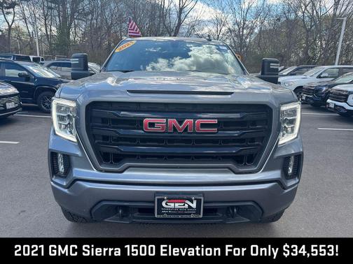Steel Metallic 2021 GMC Sierra 1500 Elevation