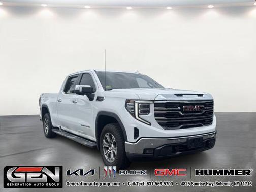 Summit White 2022 GMC Sierra 1500 SLT