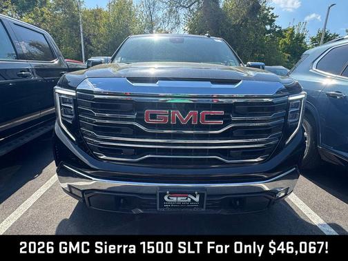 Onyx Black 2026 GMC Sierra 1500 SLT