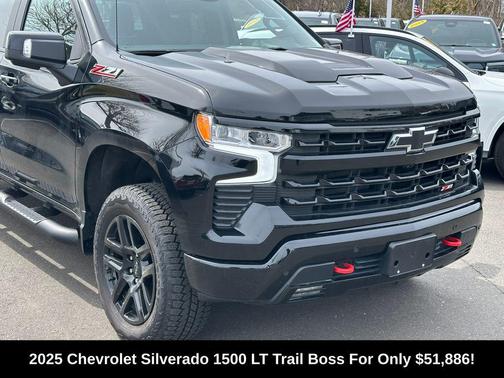 Black 2025 Chevrolet Silverado 1500 LT Trail Boss