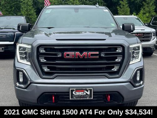Satin Steel Metallic 2021 GMC Sierra 1500 AT4
