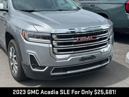 Sterling Metallic 2023 GMC Acadia AWD SLE