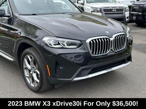 Black Sapphire Metallic 2023 BMW X3 xDrive30i