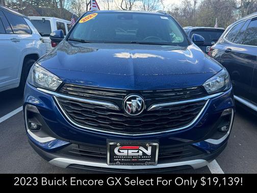 Sapphire Metallic 2023 Buick Encore GX Select