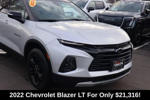 Silver Ice Metallic 2022 Chevrolet Blazer 2LT