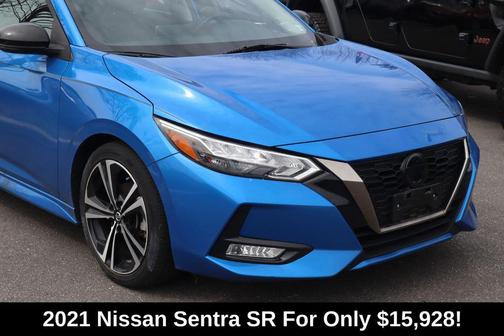 Electric Blue Metallic 2021 Nissan Sentra SR
