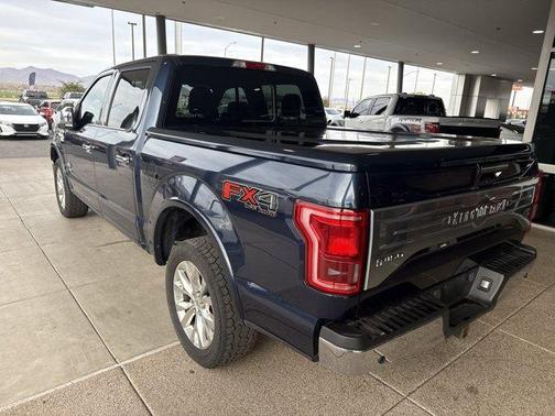 Blue 2016 Ford F-150 King Ranch
