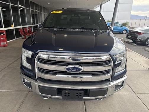 Blue 2016 Ford F-150 King Ranch