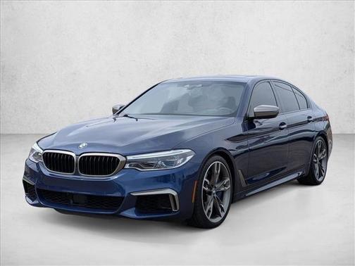 Mediterranean Blue Metallic 2018 BMW M550 i Xdrive